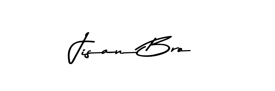 How to make Jisan Bro signature? Asem Kandis PERSONAL USE is a professional autograph style. Create handwritten signature for Jisan Bro name. Jisan Bro signature style 9 images and pictures png