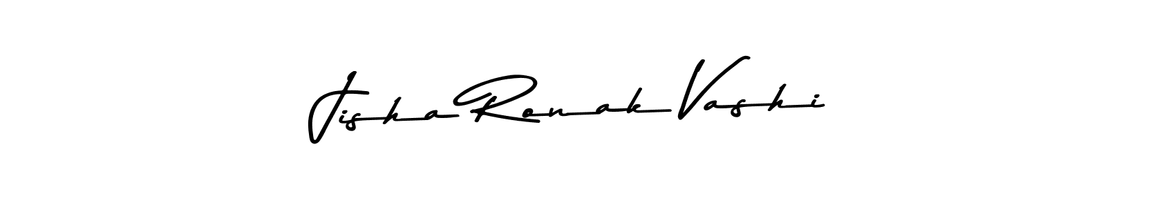 Make a beautiful signature design for name Jisha Ronak Vashi. Use this online signature maker to create a handwritten signature for free. Jisha Ronak Vashi signature style 9 images and pictures png