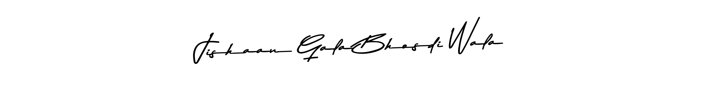 if you are searching for the best signature style for your name Jishaan Gala Bhosdi Wala. so please give up your signature search. here we have designed multiple signature styles  using Asem Kandis PERSONAL USE. Jishaan Gala Bhosdi Wala signature style 9 images and pictures png