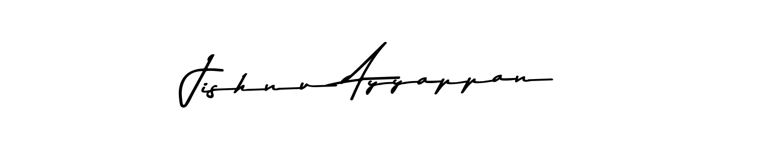 Design your own signature with our free online signature maker. With this signature software, you can create a handwritten (Asem Kandis PERSONAL USE) signature for name Jishnu Ayyappan. Jishnu Ayyappan signature style 9 images and pictures png