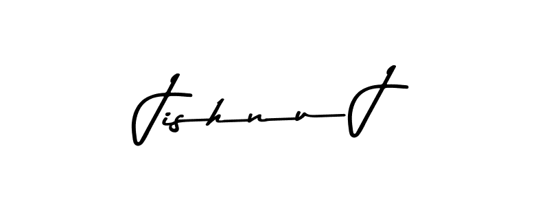 How to make Jishnu J signature? Asem Kandis PERSONAL USE is a professional autograph style. Create handwritten signature for Jishnu J name. Jishnu J signature style 9 images and pictures png