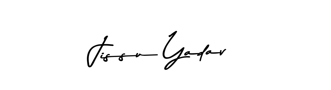 How to make Jissu Yadav name signature. Use Asem Kandis PERSONAL USE style for creating short signs online. This is the latest handwritten sign. Jissu Yadav signature style 9 images and pictures png