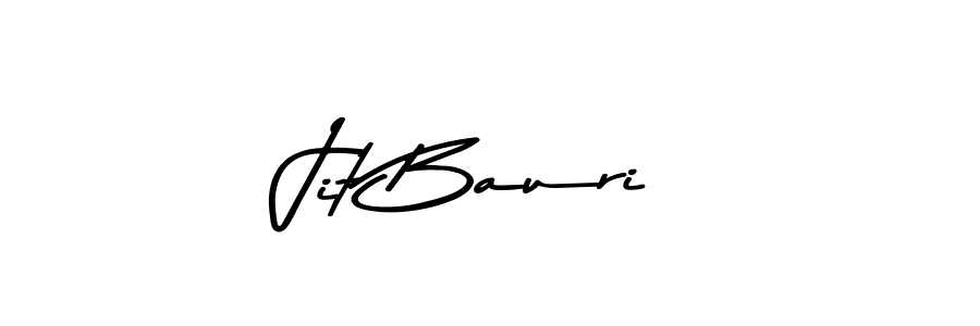 How to make Jit Bauri name signature. Use Asem Kandis PERSONAL USE style for creating short signs online. This is the latest handwritten sign. Jit Bauri signature style 9 images and pictures png