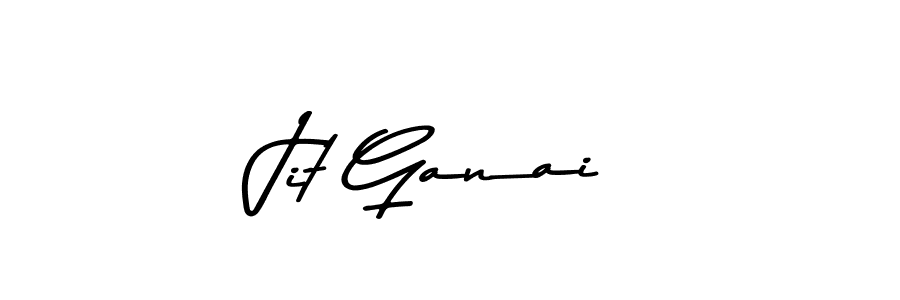 Here are the top 10 professional signature styles for the name Jit Ganai. These are the best autograph styles you can use for your name. Jit Ganai signature style 9 images and pictures png