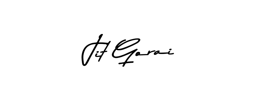 How to make Jit Gorai signature? Asem Kandis PERSONAL USE is a professional autograph style. Create handwritten signature for Jit Gorai name. Jit Gorai signature style 9 images and pictures png