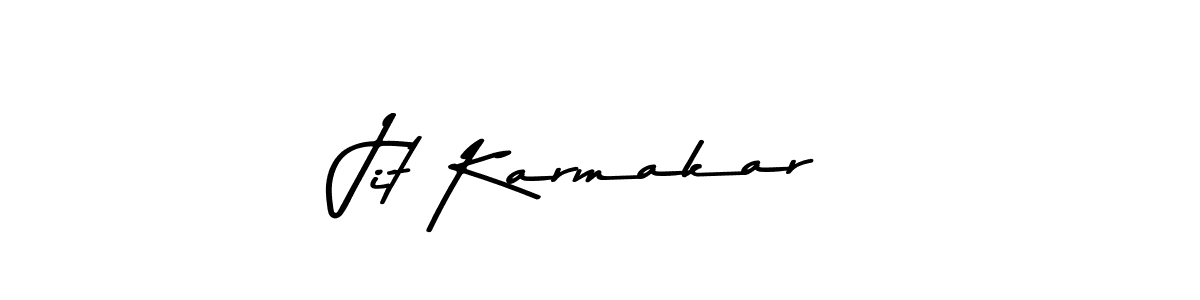 How to make Jit Karmakar signature? Asem Kandis PERSONAL USE is a professional autograph style. Create handwritten signature for Jit Karmakar name. Jit Karmakar signature style 9 images and pictures png