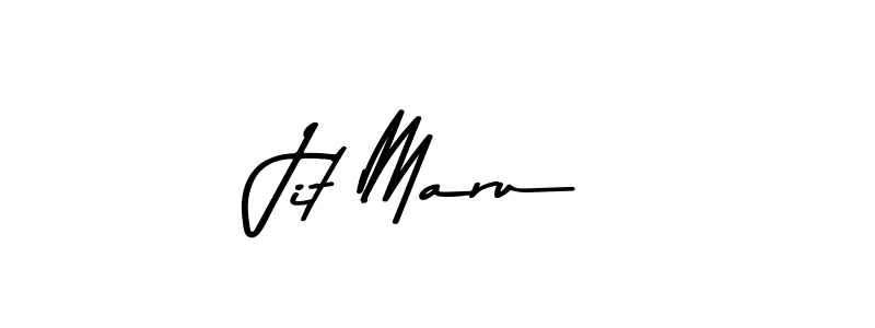 Create a beautiful signature design for name Jit Maru. With this signature (Asem Kandis PERSONAL USE) fonts, you can make a handwritten signature for free. Jit Maru signature style 9 images and pictures png