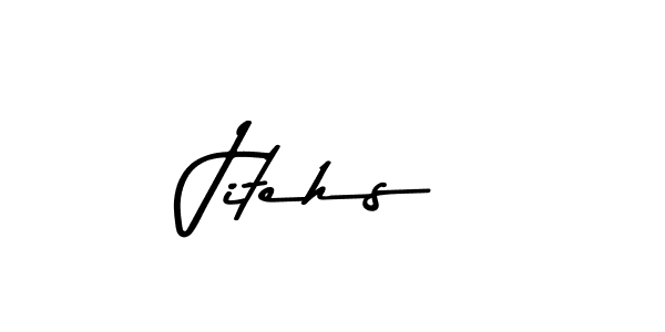 The best way (Asem Kandis PERSONAL USE) to make a short signature is to pick only two or three words in your name. The name Jitehs include a total of six letters. For converting this name. Jitehs signature style 9 images and pictures png