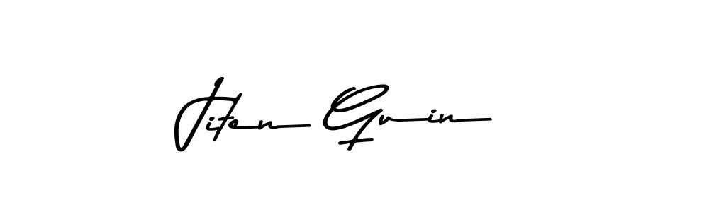 if you are searching for the best signature style for your name Jiten Guin. so please give up your signature search. here we have designed multiple signature styles  using Asem Kandis PERSONAL USE. Jiten Guin signature style 9 images and pictures png