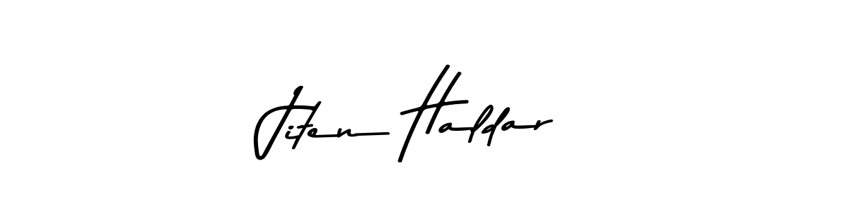 Asem Kandis PERSONAL USE is a professional signature style that is perfect for those who want to add a touch of class to their signature. It is also a great choice for those who want to make their signature more unique. Get Jiten Haldar name to fancy signature for free. Jiten Haldar signature style 9 images and pictures png