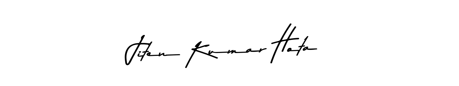Similarly Asem Kandis PERSONAL USE is the best handwritten signature design. Signature creator online .You can use it as an online autograph creator for name Jiten Kumar Hota. Jiten Kumar Hota signature style 9 images and pictures png