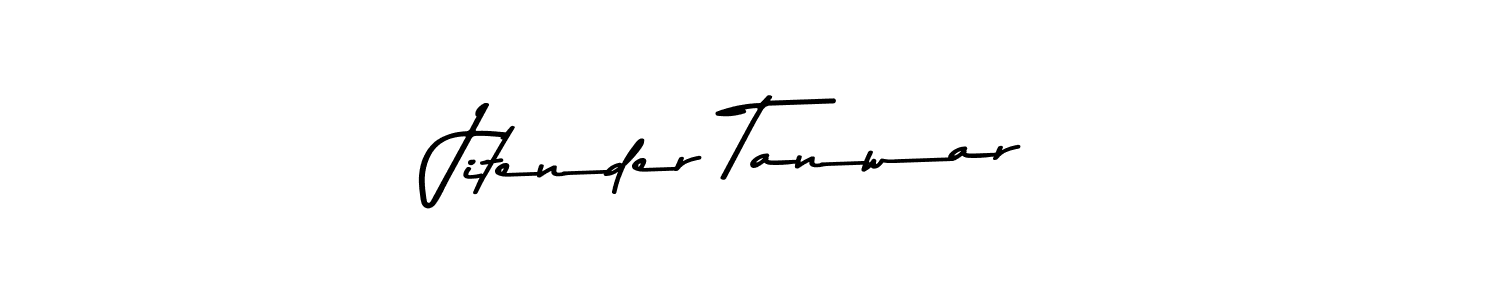 The best way (Asem Kandis PERSONAL USE) to make a short signature is to pick only two or three words in your name. The name Jitender Tanwar include a total of six letters. For converting this name. Jitender Tanwar signature style 9 images and pictures png