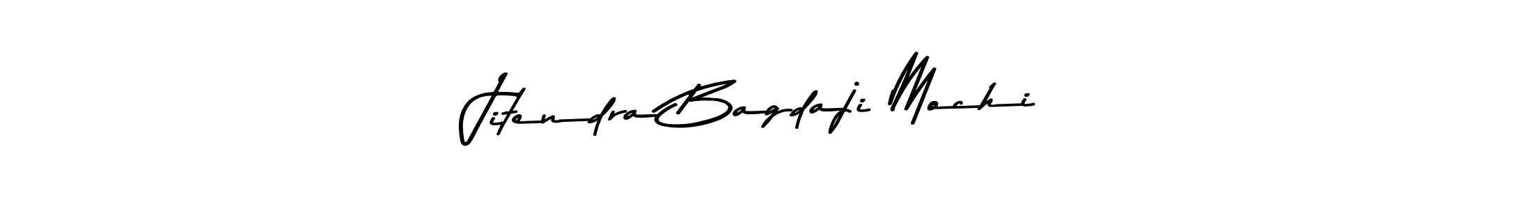 Use a signature maker to create a handwritten signature online. With this signature software, you can design (Asem Kandis PERSONAL USE) your own signature for name Jitendra Bagdaji Mochi. Jitendra Bagdaji Mochi signature style 9 images and pictures png