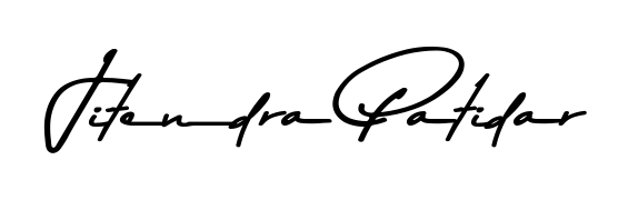 Elevate your brand with a stunning Jitendra Patidar eSignature. The Asem Kandis PERSONAL USE style provides a balanced, flowing aesthetic for everyday signing. Jitendra Patidar signature style 9 images and pictures png