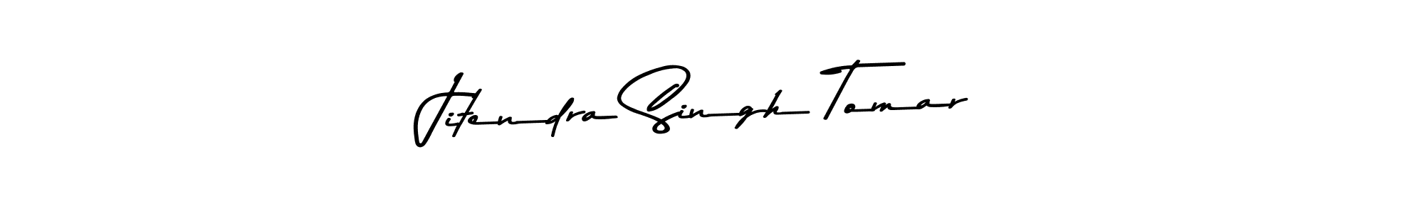 Make a beautiful signature design for name Jitendra Singh Tomar. With this signature (Asem Kandis PERSONAL USE) style, you can create a handwritten signature for free. Jitendra Singh Tomar signature style 9 images and pictures png