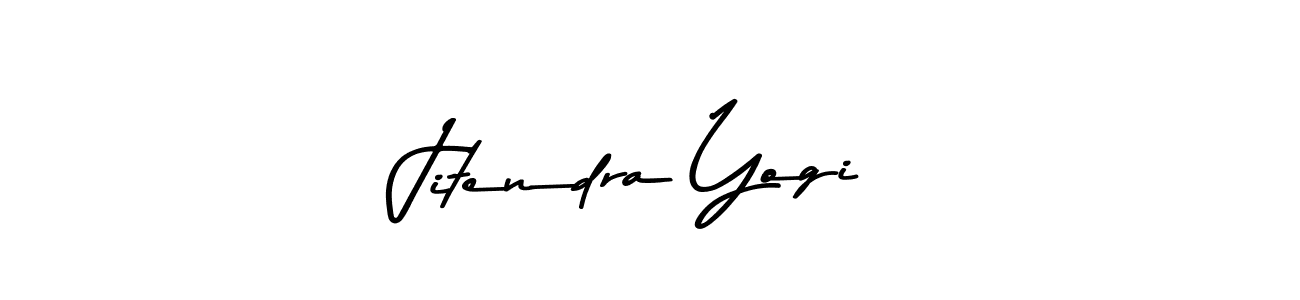 Jitendra Yogi stylish signature style. Best Handwritten Sign (Asem Kandis PERSONAL USE) for my name. Handwritten Signature Collection Ideas for my name Jitendra Yogi. Jitendra Yogi signature style 9 images and pictures png
