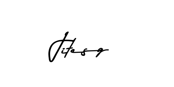 Jitesg stylish signature style. Best Handwritten Sign (Asem Kandis PERSONAL USE) for my name. Handwritten Signature Collection Ideas for my name Jitesg. Jitesg signature style 9 images and pictures png