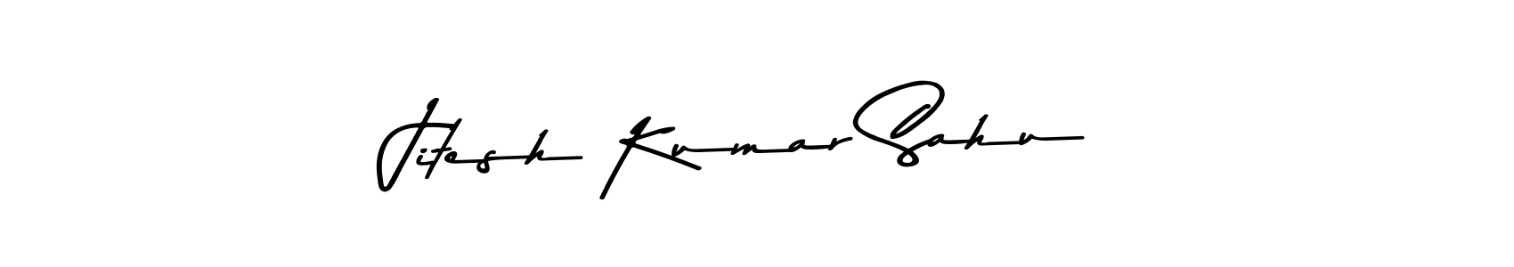 Use a signature maker to create a handwritten signature online. With this signature software, you can design (Asem Kandis PERSONAL USE) your own signature for name Jitesh Kumar Sahu. Jitesh Kumar Sahu signature style 9 images and pictures png