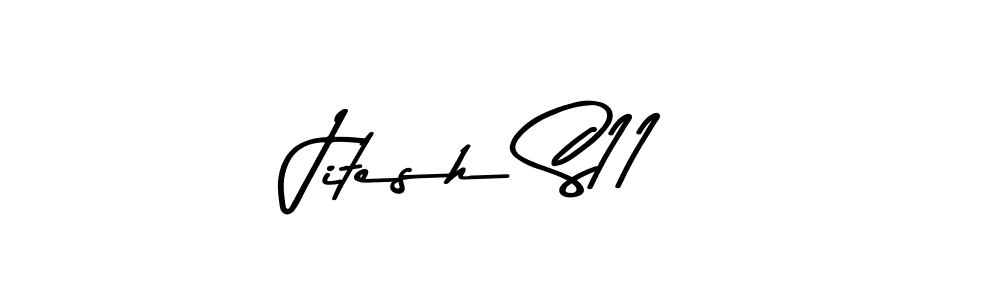 Design your own signature with our free online signature maker. With this signature software, you can create a handwritten (Asem Kandis PERSONAL USE) signature for name Jitesh S11. Jitesh S11 signature style 9 images and pictures png