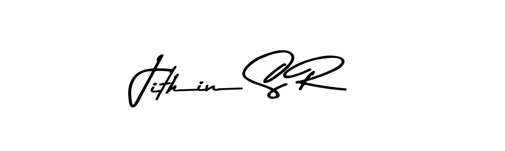 if you are searching for the best signature style for your name Jithin S R. so please give up your signature search. here we have designed multiple signature styles  using Asem Kandis PERSONAL USE. Jithin S R signature style 9 images and pictures png