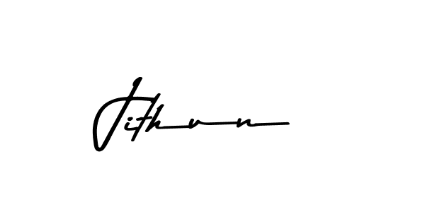 Also we have Jithun name is the best signature style. Create professional handwritten signature collection using Asem Kandis PERSONAL USE autograph style. Jithun signature style 9 images and pictures png