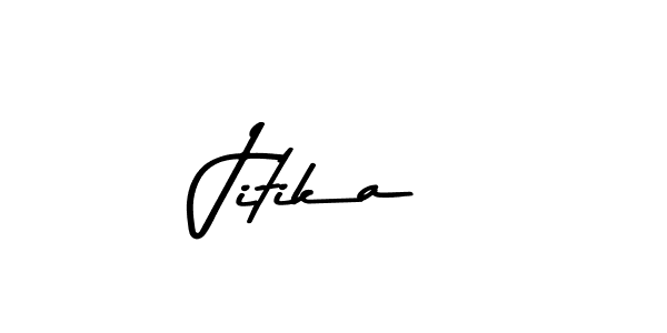 How to Draw Jitika signature style? Asem Kandis PERSONAL USE is a latest design signature styles for name Jitika. Jitika signature style 9 images and pictures png