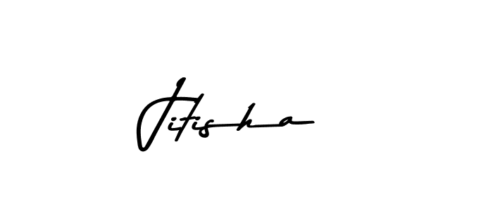 Similarly Asem Kandis PERSONAL USE is the best handwritten signature design. Signature creator online .You can use it as an online autograph creator for name Jitisha. Jitisha signature style 9 images and pictures png