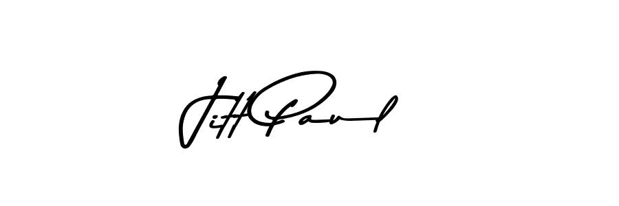 How to make Jitt Paul name signature. Use Asem Kandis PERSONAL USE style for creating short signs online. This is the latest handwritten sign. Jitt Paul signature style 9 images and pictures png