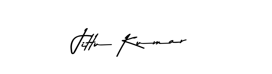 How to make Jittu Kumar name signature. Use Asem Kandis PERSONAL USE style for creating short signs online. This is the latest handwritten sign. Jittu Kumar signature style 9 images and pictures png