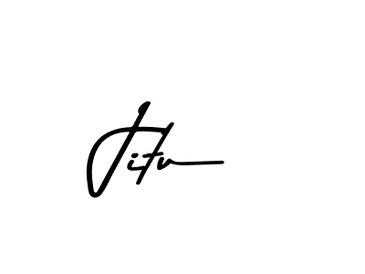 Jitu stylish signature style. Best Handwritten Sign (Asem Kandis PERSONAL USE) for my name. Handwritten Signature Collection Ideas for my name Jitu. Jitu signature style 9 images and pictures png