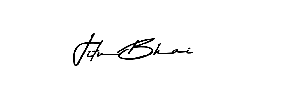 Use a signature maker to create a handwritten signature online. With this signature software, you can design (Asem Kandis PERSONAL USE) your own signature for name Jitu Bhai. Jitu Bhai signature style 9 images and pictures png