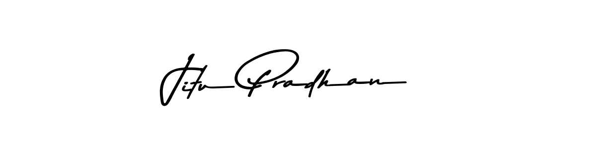 Design your own signature with our free online signature maker. With this signature software, you can create a handwritten (Asem Kandis PERSONAL USE) signature for name Jitu Pradhan. Jitu Pradhan signature style 9 images and pictures png