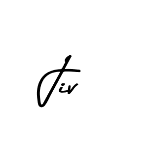 You should practise on your own different ways (Asem Kandis PERSONAL USE) to write your name (Jiv) in signature. don't let someone else do it for you. Jiv signature style 9 images and pictures png