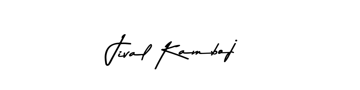 How to make Jival Kamboj signature? Asem Kandis PERSONAL USE is a professional autograph style. Create handwritten signature for Jival Kamboj name. Jival Kamboj signature style 9 images and pictures png