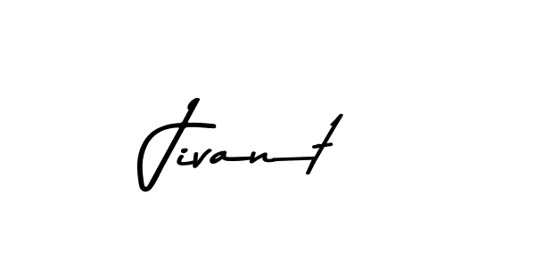 Make a beautiful signature design for name Jivant. With this signature (Asem Kandis PERSONAL USE) style, you can create a handwritten signature for free. Jivant signature style 9 images and pictures png