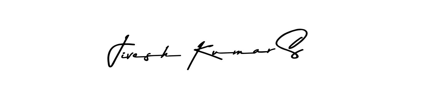 Also we have Jivesh Kumar S name is the best signature style. Create professional handwritten signature collection using Asem Kandis PERSONAL USE autograph style. Jivesh Kumar S signature style 9 images and pictures png