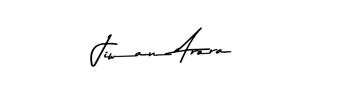 Make a beautiful signature design for name Jiwan Arora. With this signature (Asem Kandis PERSONAL USE) style, you can create a handwritten signature for free. Jiwan Arora signature style 9 images and pictures png