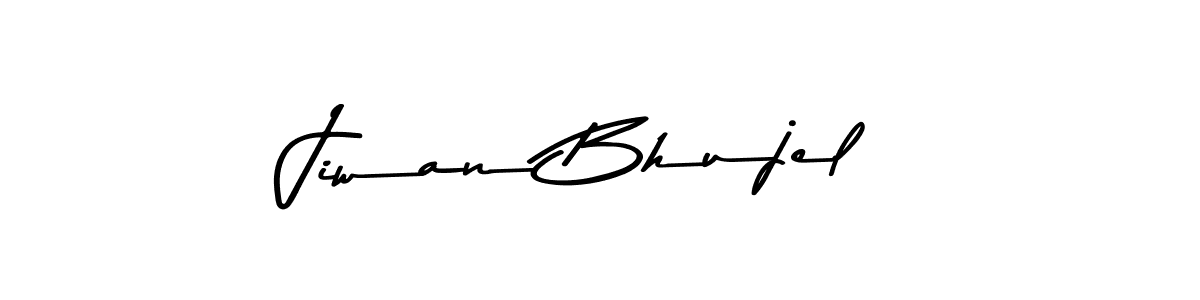 if you are searching for the best signature style for your name Jiwan Bhujel. so please give up your signature search. here we have designed multiple signature styles  using Asem Kandis PERSONAL USE. Jiwan Bhujel signature style 9 images and pictures png