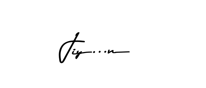 Design your own signature with our free online signature maker. With this signature software, you can create a handwritten (Asem Kandis PERSONAL USE) signature for name Jiy...n. Jiy...n signature style 9 images and pictures png