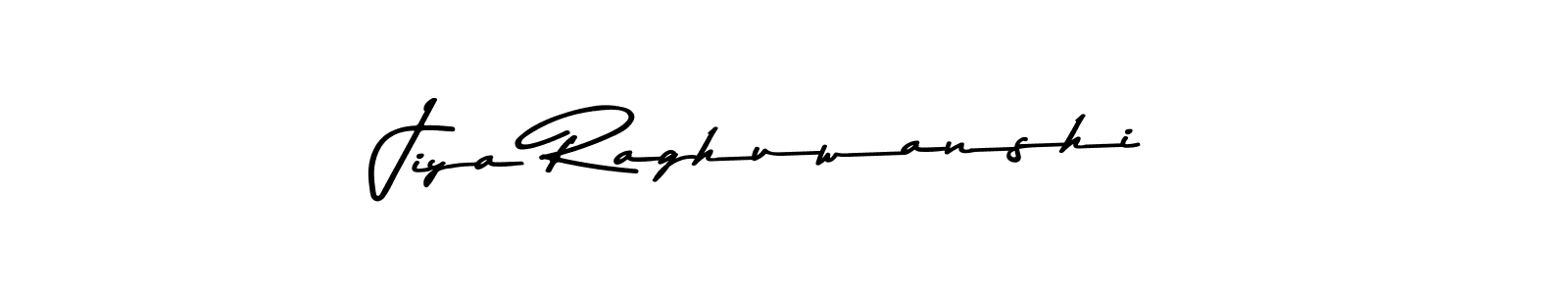 Design your own signature with our free online signature maker. With this signature software, you can create a handwritten (Asem Kandis PERSONAL USE) signature for name Jiya Raghuwanshi. Jiya Raghuwanshi signature style 9 images and pictures png