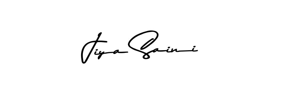 Also You can easily find your signature by using the search form. We will create Jiya Saini name handwritten signature images for you free of cost using Asem Kandis PERSONAL USE sign style. Jiya Saini signature style 9 images and pictures png
