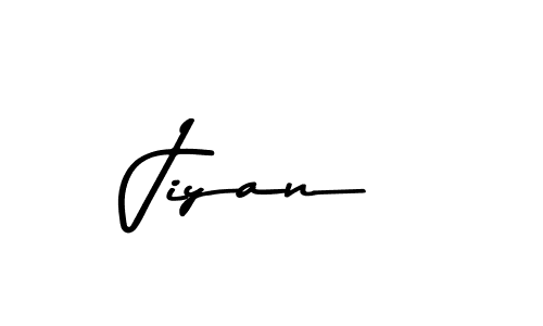 Use a signature maker to create a handwritten signature online. With this signature software, you can design (Asem Kandis PERSONAL USE) your own signature for name Jiyan. Jiyan signature style 9 images and pictures png