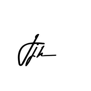 Make a beautiful signature design for name Jjh. With this signature (Asem Kandis PERSONAL USE) style, you can create a handwritten signature for free. Jjh signature style 9 images and pictures png