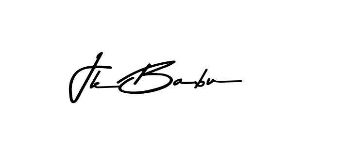 This is the best signature style for the Jk Babu name. Also you like these signature font (Asem Kandis PERSONAL USE). Mix name signature. Jk Babu signature style 9 images and pictures png