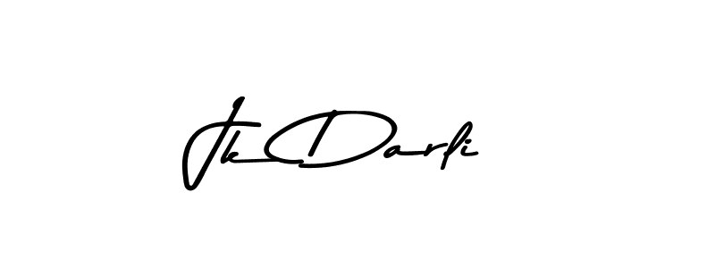 You should practise on your own different ways (Asem Kandis PERSONAL USE) to write your name (Jk Darli) in signature. don't let someone else do it for you. Jk Darli signature style 9 images and pictures png