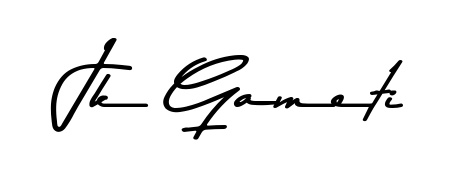 You can use this online signature creator to create a handwritten signature for the name Jk Gameti. This is the best online autograph maker. Jk Gameti signature style 9 images and pictures png