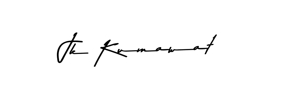 This is the best signature style for the Jk Kumawat name. Also you like these signature font (Asem Kandis PERSONAL USE). Mix name signature. Jk Kumawat signature style 9 images and pictures png