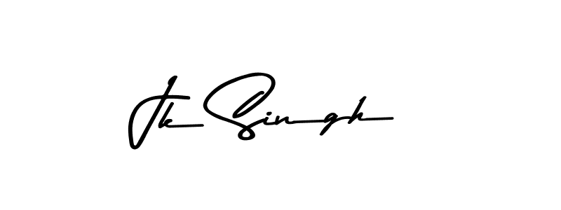 Design your own signature with our free online signature maker. With this signature software, you can create a handwritten (Asem Kandis PERSONAL USE) signature for name Jk Singh. Jk Singh signature style 9 images and pictures png