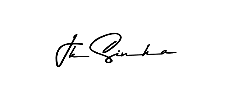 Use a signature maker to create a handwritten signature online. With this signature software, you can design (Asem Kandis PERSONAL USE) your own signature for name Jk Sinha. Jk Sinha signature style 9 images and pictures png
