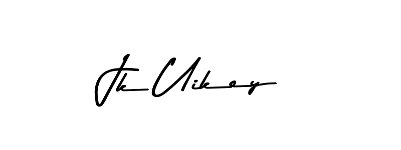 Also we have Jk Uikey name is the best signature style. Create professional handwritten signature collection using Asem Kandis PERSONAL USE autograph style. Jk Uikey signature style 9 images and pictures png